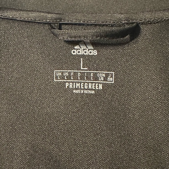 Adidas Men's Black Performance Jacket with Rainbow Accents - Picture 4 of 5